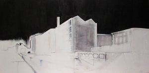 ‘Ancoats fading away’ Oil on canvas