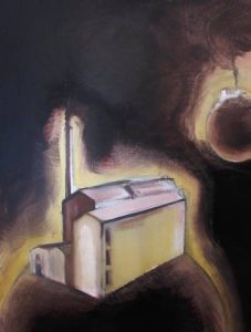 ‘Planet industry’ 60 x 40cm Oil on canvas.